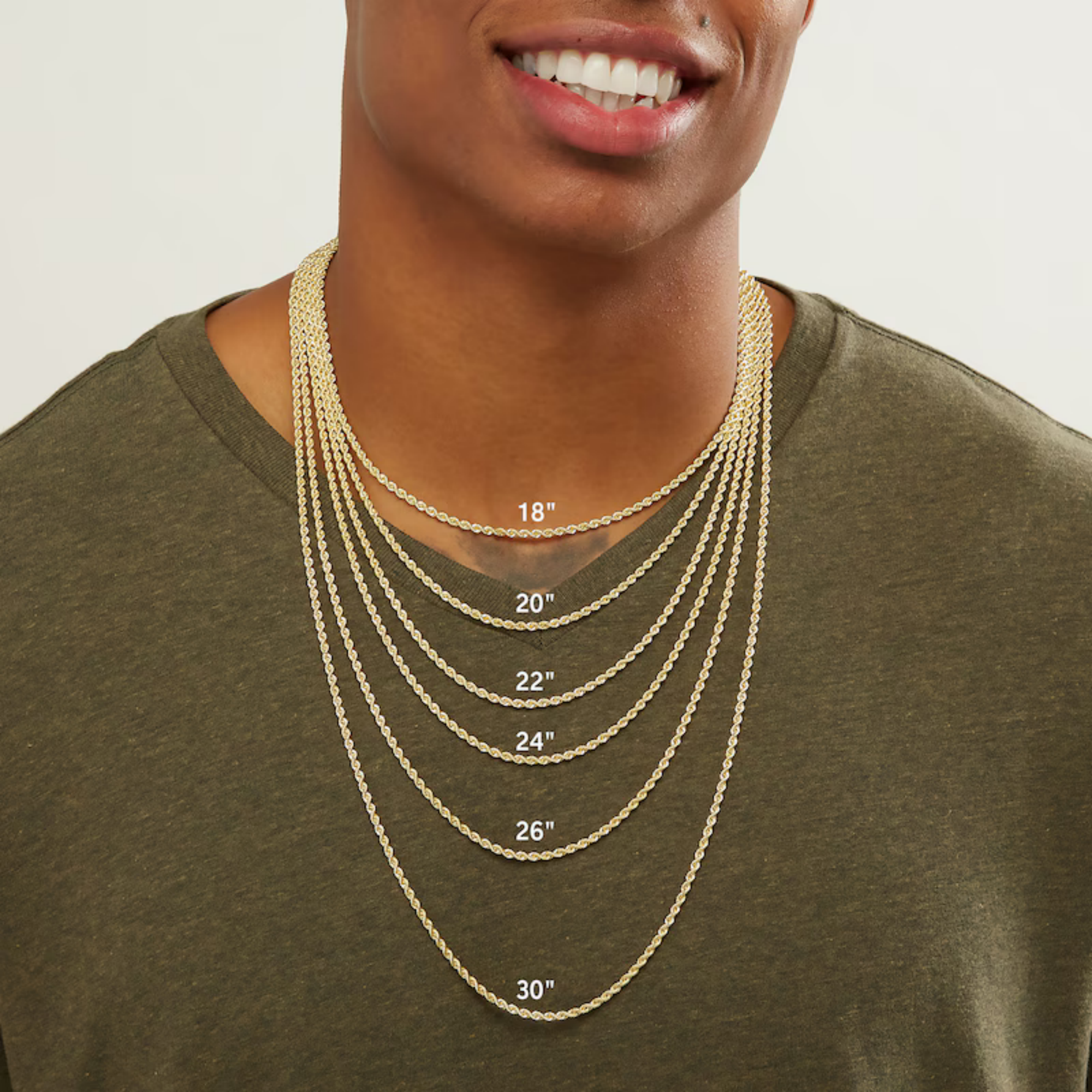 14K Gold Veya Figaro Chain Necklace