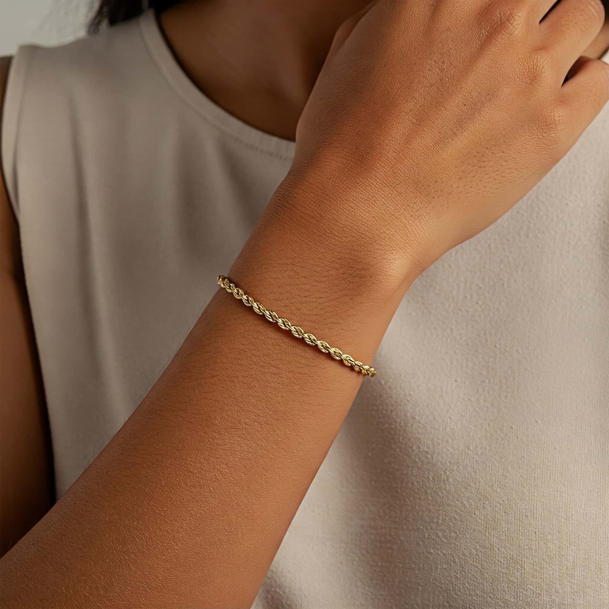 14K Gold Heritage Twist Bracelet