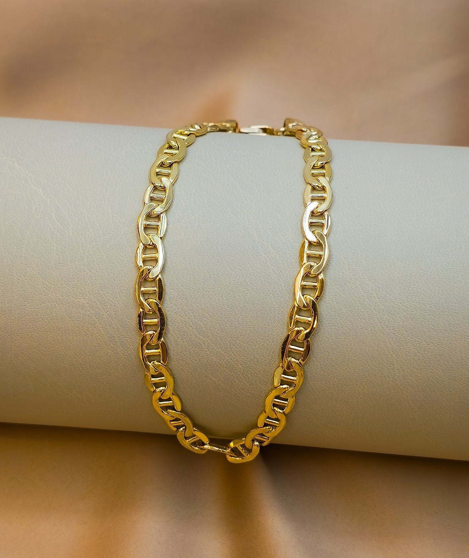 14K Gold Tina Link Bracelet