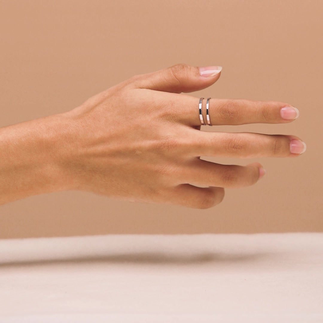 Gold Stacking Ring - Lita