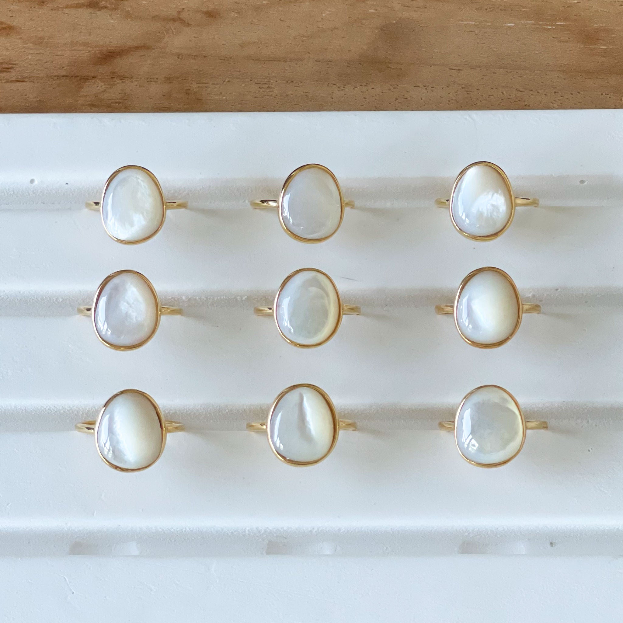 Mother of Pearl Ring - Margit