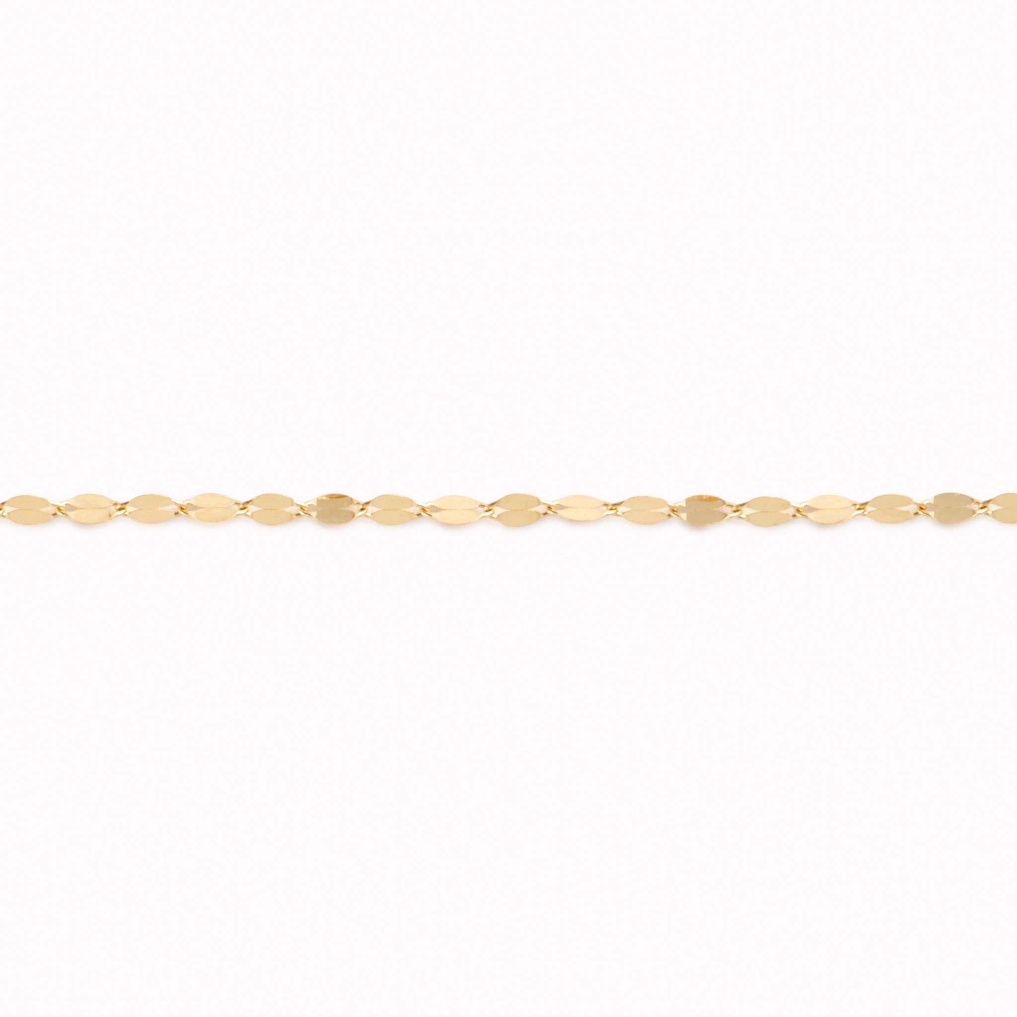 14k Gold Petal Chain Necklace - Fleur