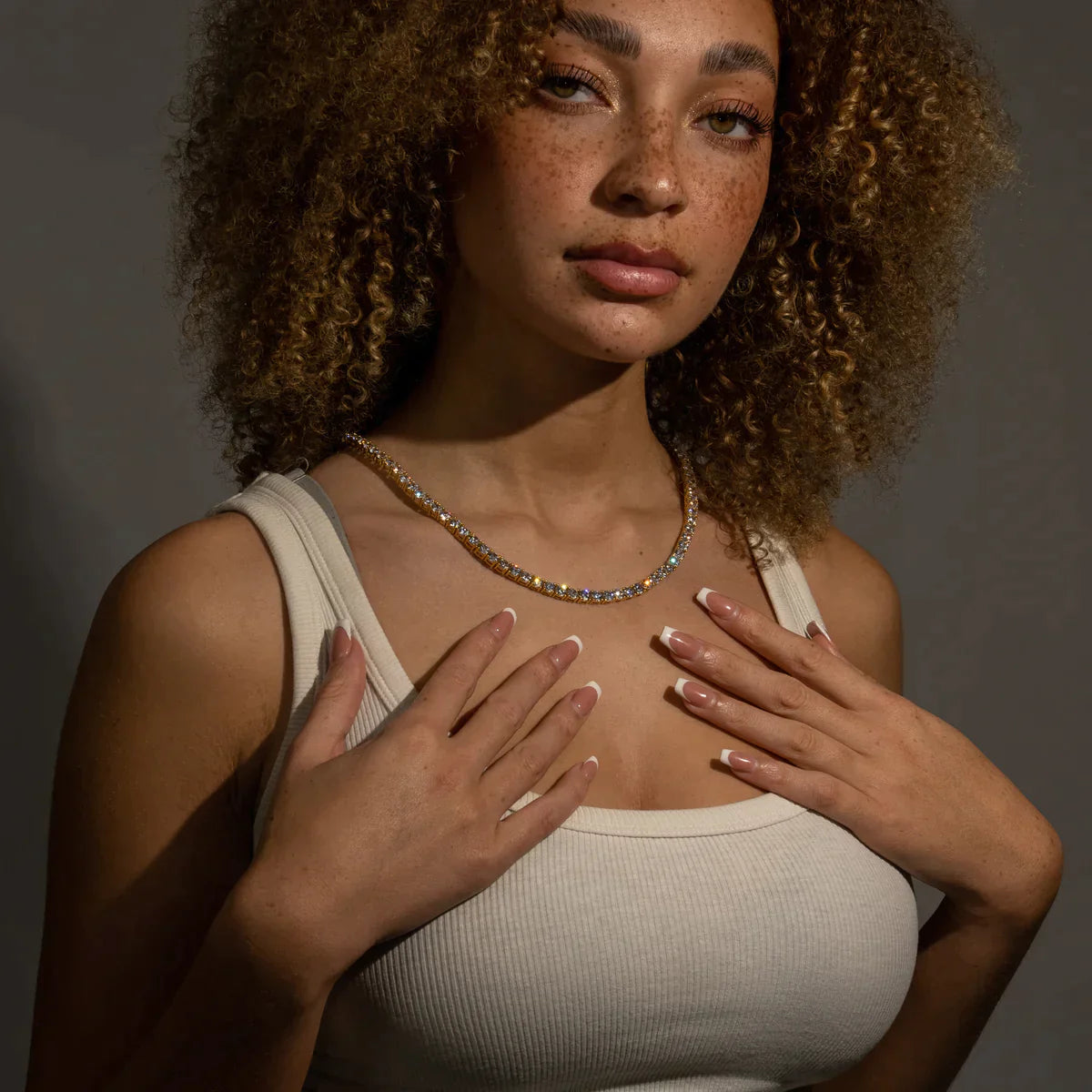 Moissanite Tennis Chain 4mm