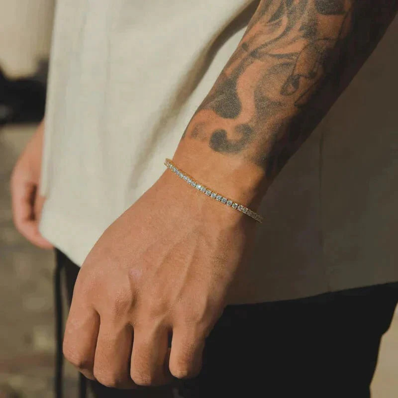 Crystal' Tennis Necklace + free bracelet