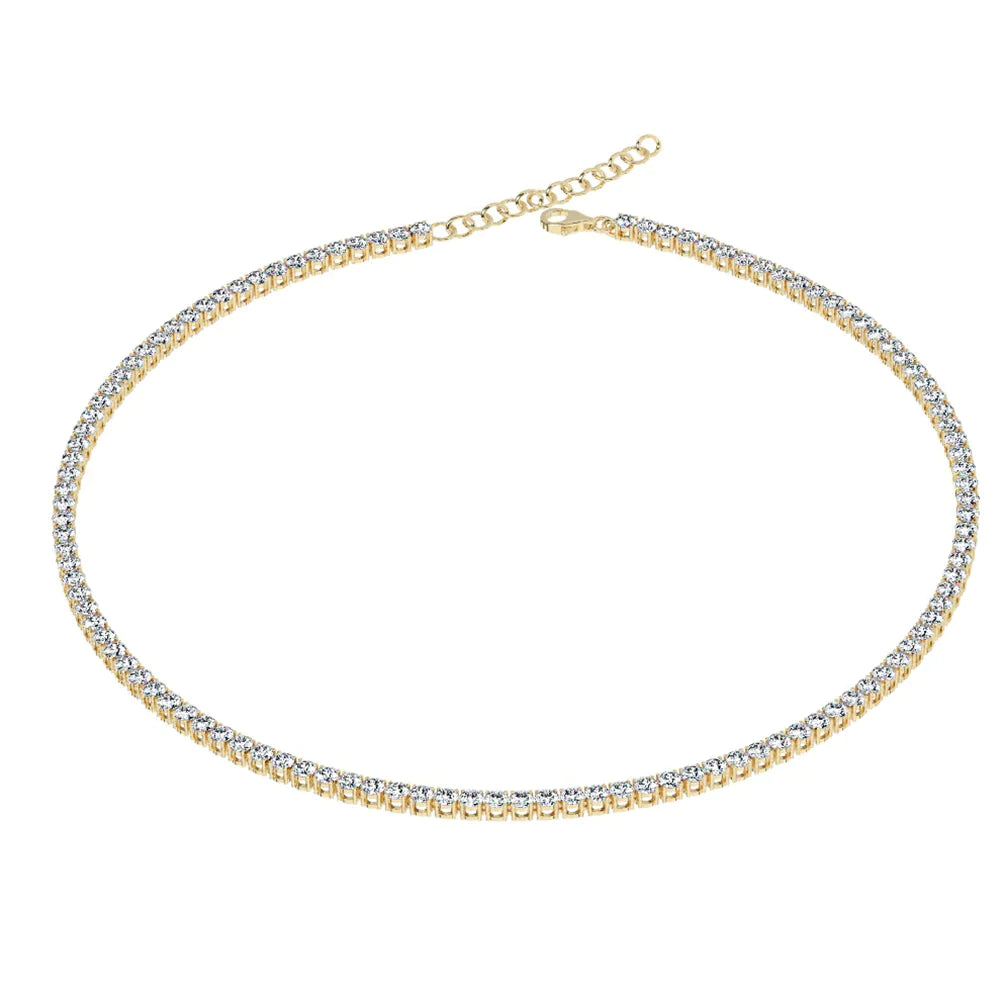 Crystal' Tennis Necklace + free bracelet