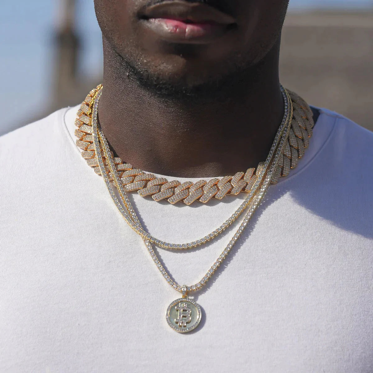 Moissanite Tennis Chain 4mm