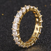 Classic Square Gold-Plated Ring