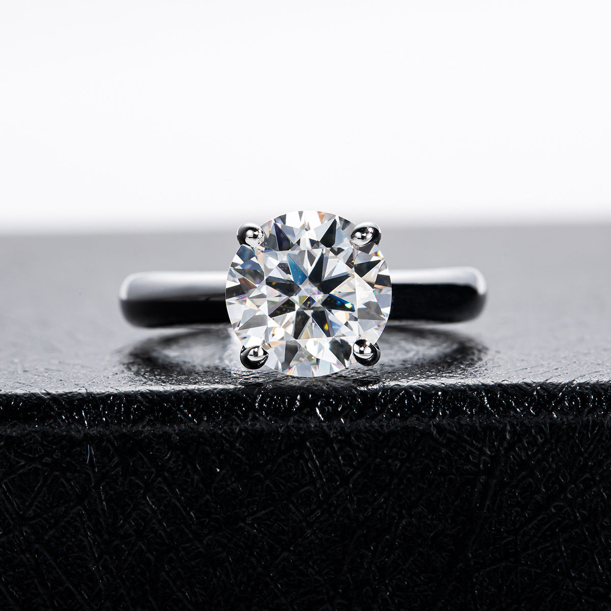 Classic Three Carat Moissanite Ring