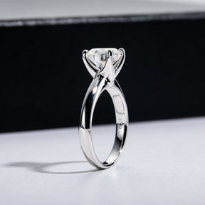 Classic Three Carat Moissanite Ring