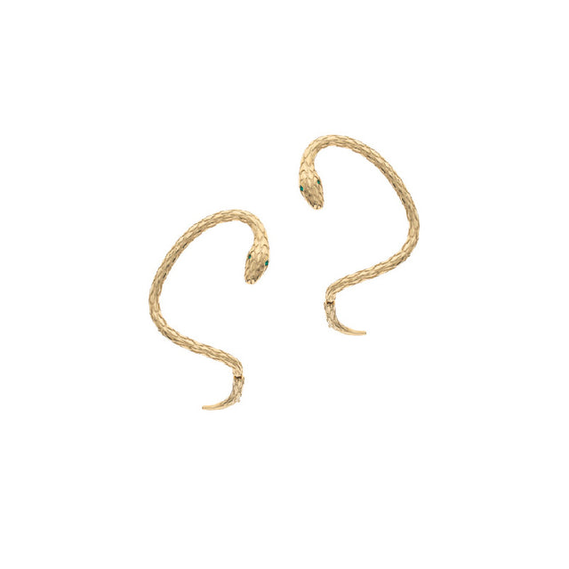 Empty Town-Snake Snake Clip Earring