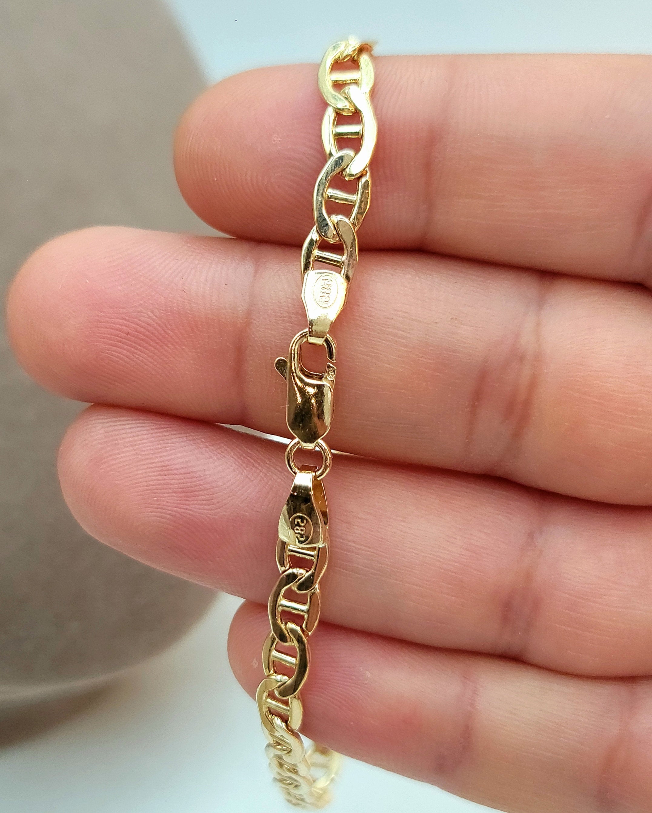 14K Gold Tina Link Bracelet