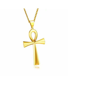 14K Lucky Cross Necklace Fashion Pendant Jewelry Necklace