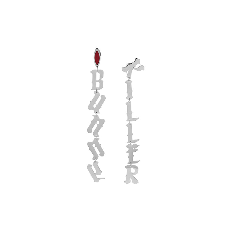 Killer Bunny KILLER Letters Drop Earrings