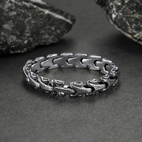 EwigJewels Men's Viking Dragon Bracelet Stainless Steel