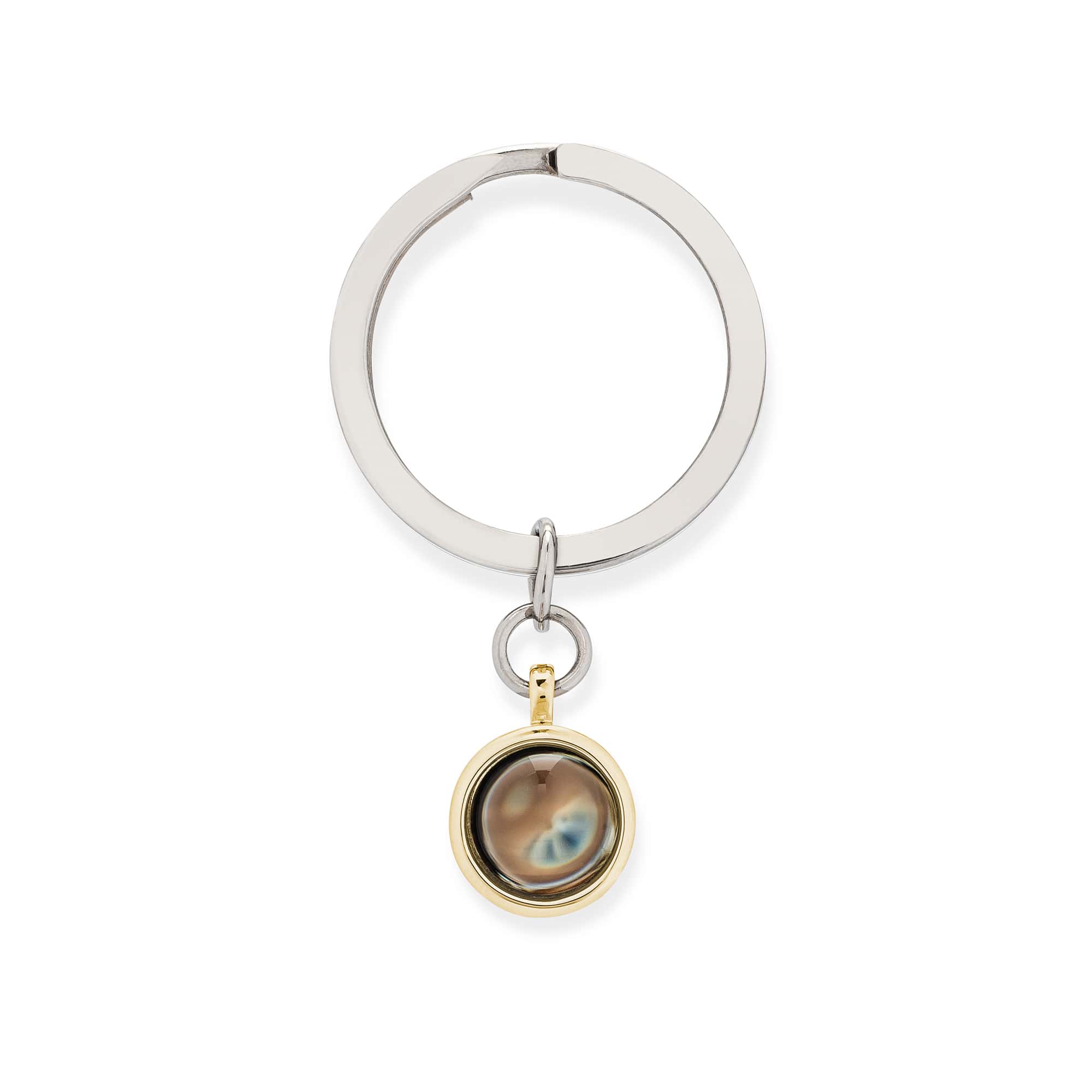 Personalized Circle Photo Keychain