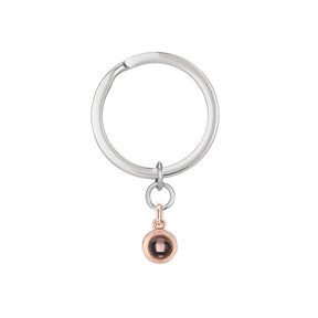 Personalized Circle Photo Keychain