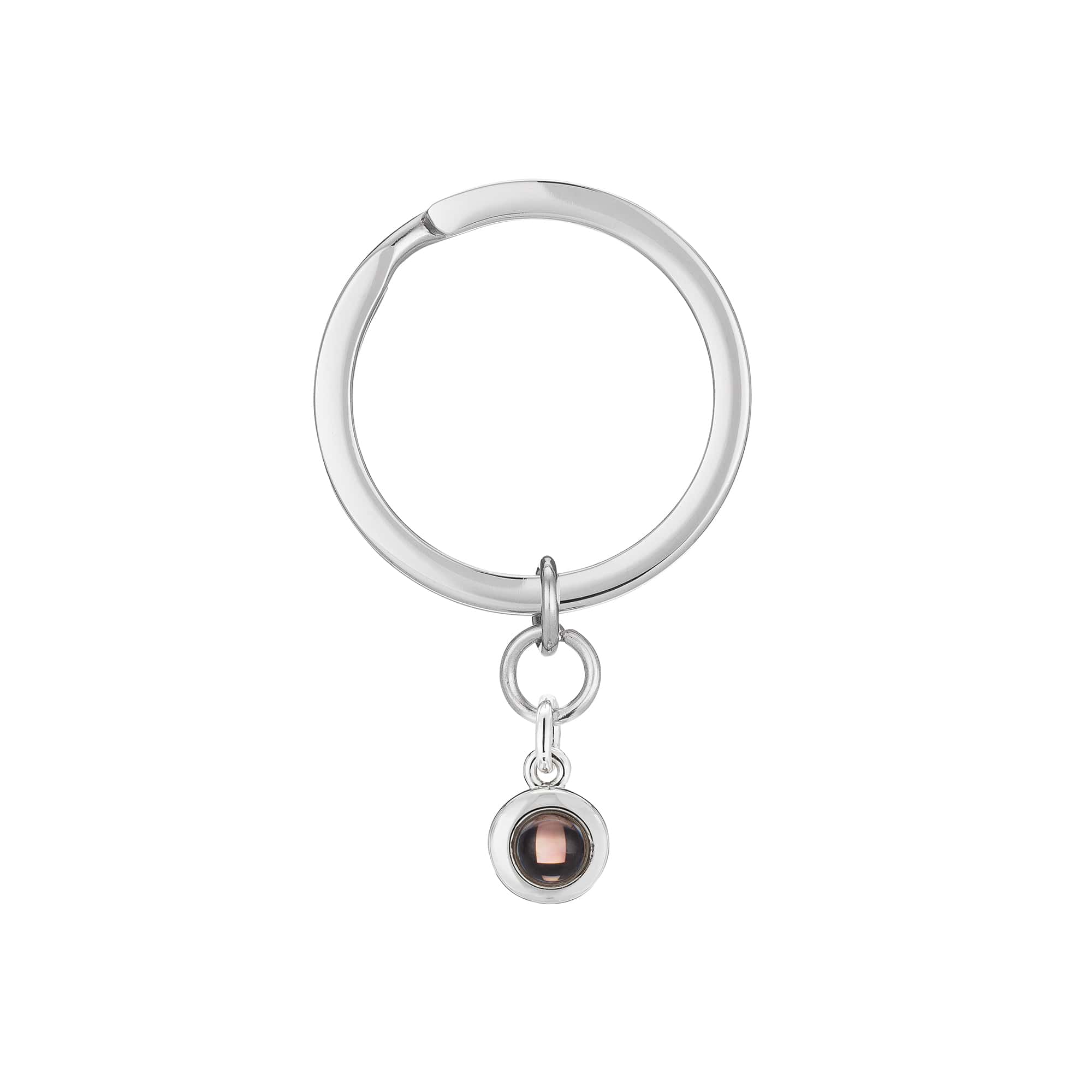 Personalized Circle Photo Keychain